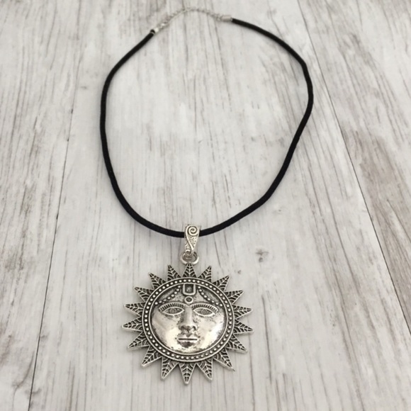 Twilight Gypsy Collective Jewelry - Sun Face Pendant Necklace - NWT